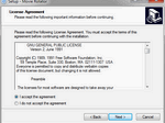 Accept the Movie Rotator App agreement