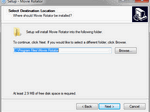 Choose the default location